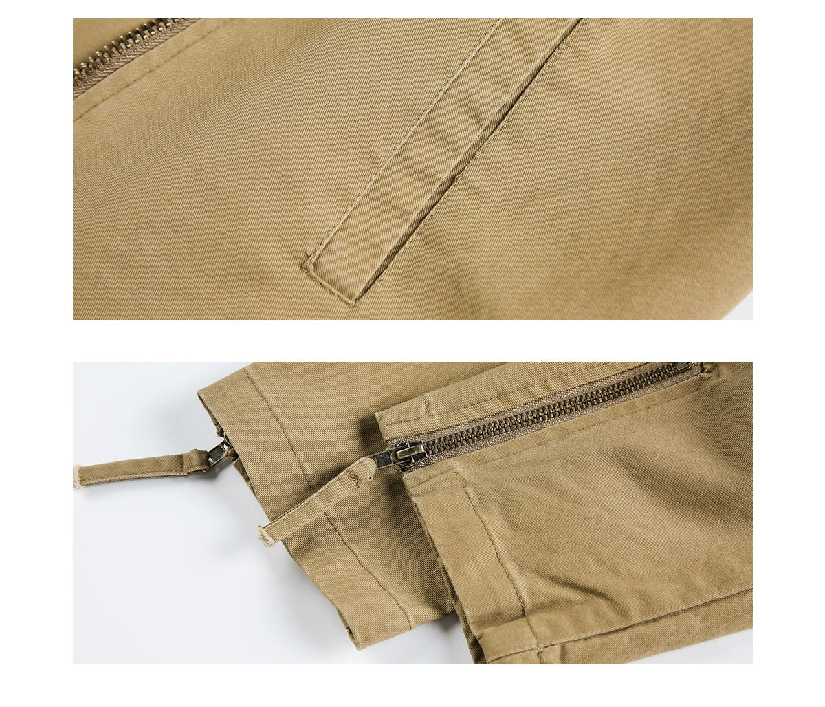 Asymmetrical Zip-Up Short Street Jacket - Image 11