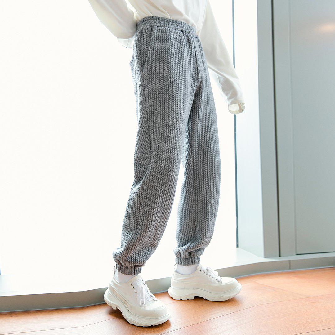 Autumn and Winter Thick Jogger Pants - Image 5