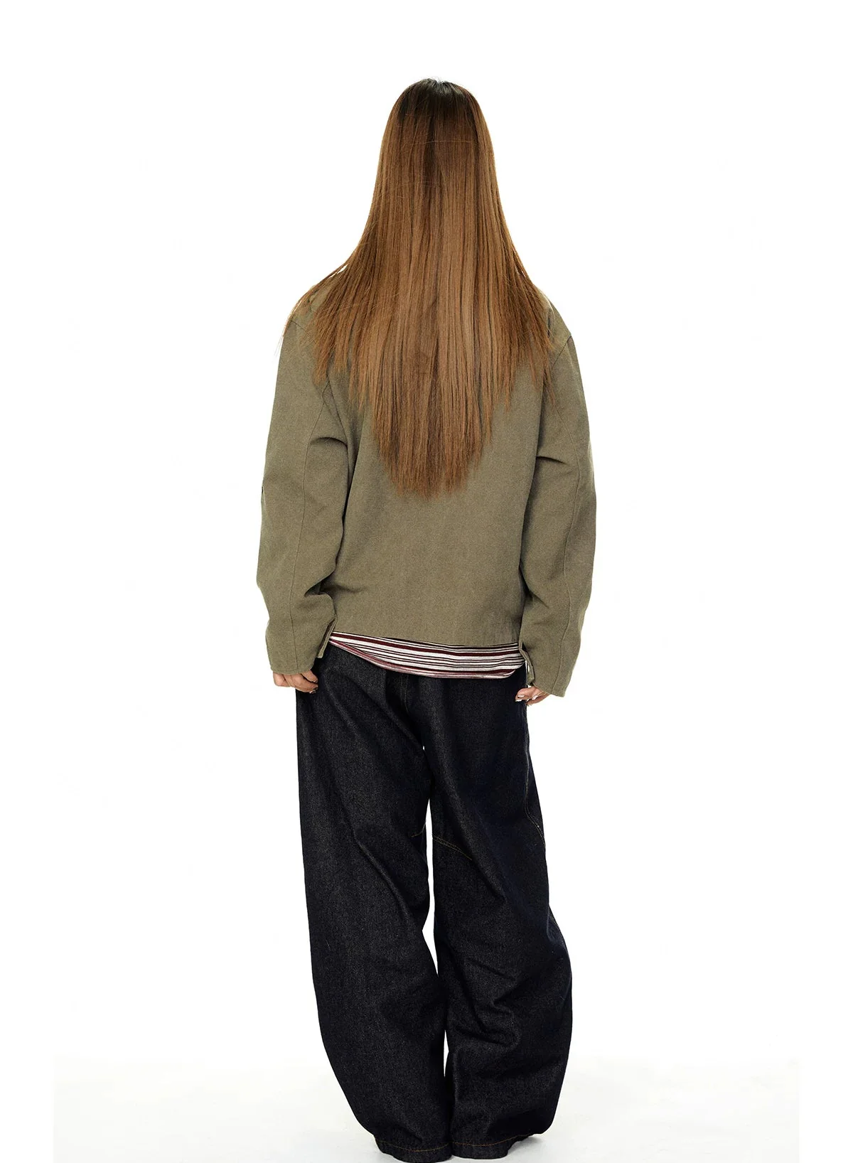 Bear Embroidered Casual Jacket - Image 9
