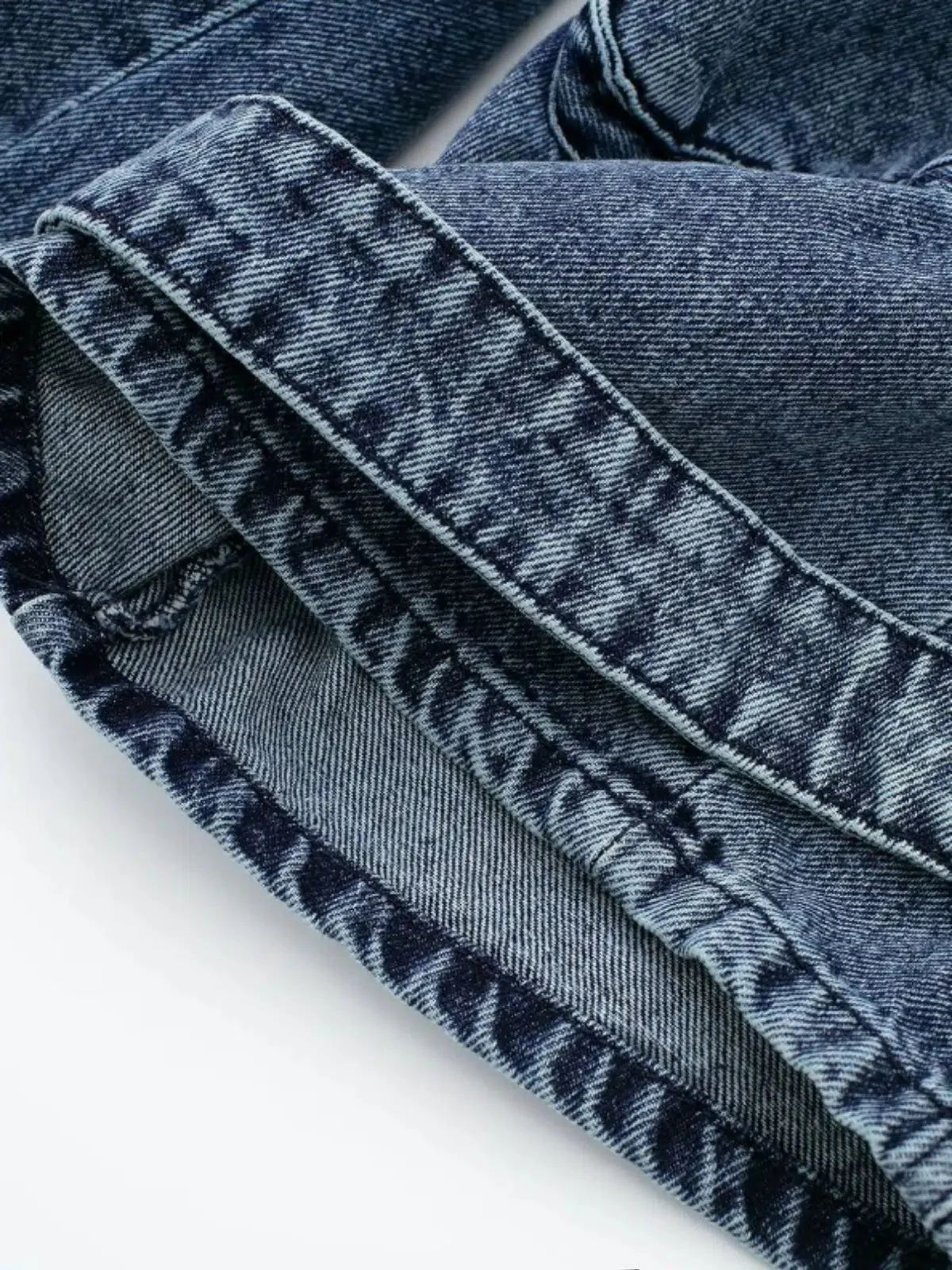 Multiple Pockets Cargo Denim Pants - Image 4