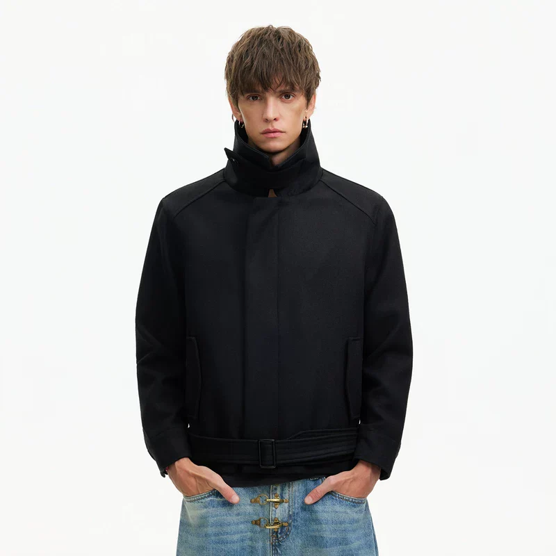 Cashmere Blend Wool Short Jacket - Image 3