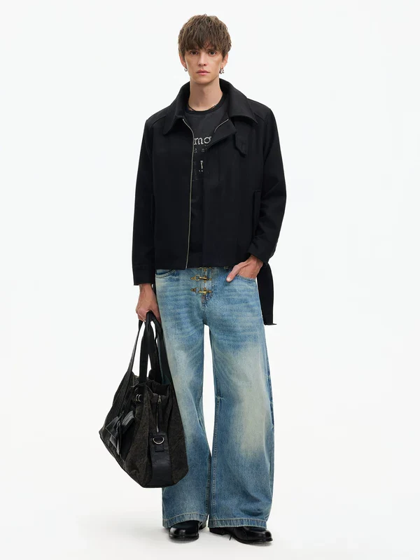 Cashmere Blend Wool Short Jacket - Image 7
