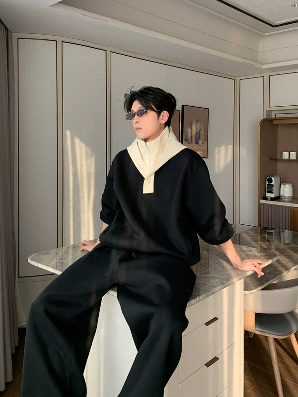 Casual Hooded Sweatshirt and Pants - Image 3