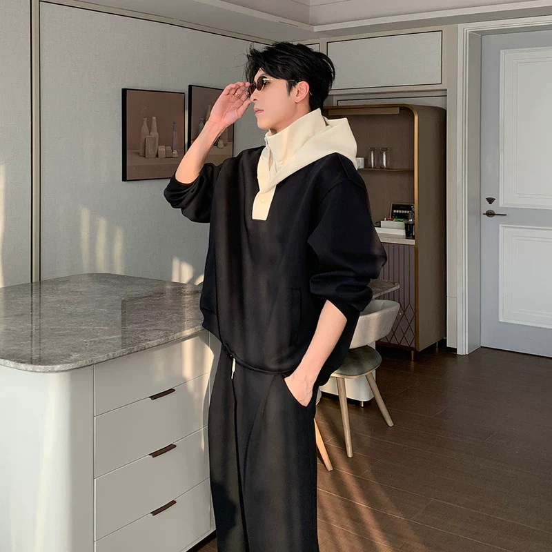 Casual Hooded Sweatshirt and Pants - Image 6