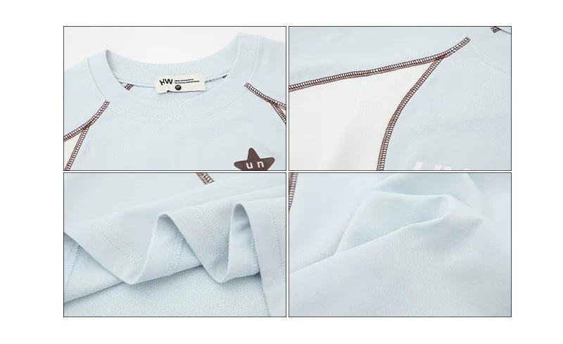 Colorblock Raglan Short Sleeve Sports Top - Image 11