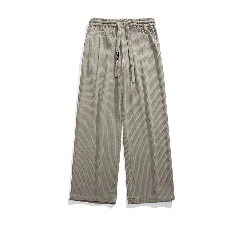 Corduroy Wide-Leg Casual Pants - Image 6