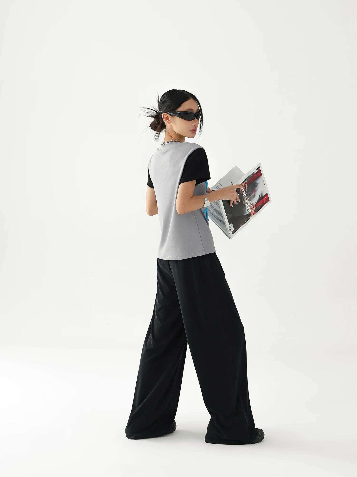 Cotton Graphic Letter Short-Sleeve T-Shirt - Image 5