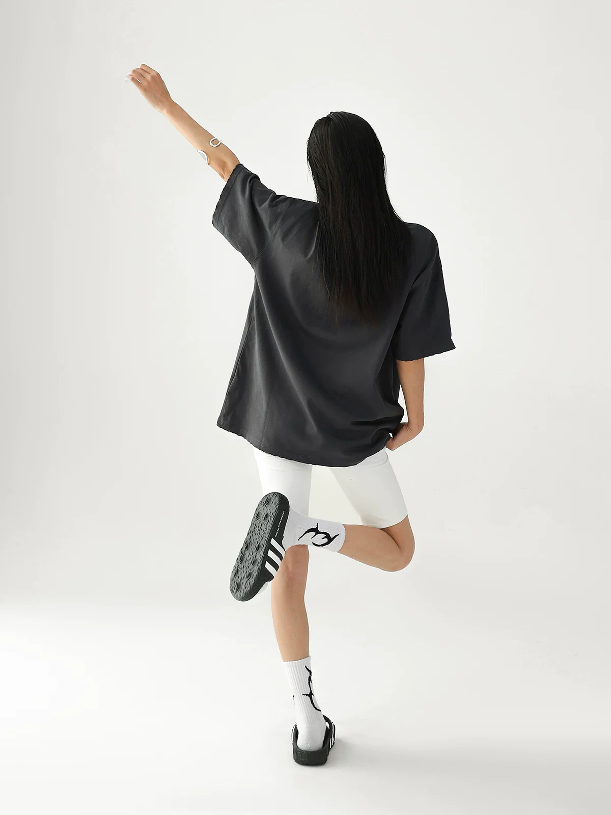 Cotton Graphic Oversized Short-Sleeve T-Shirt - Image 8