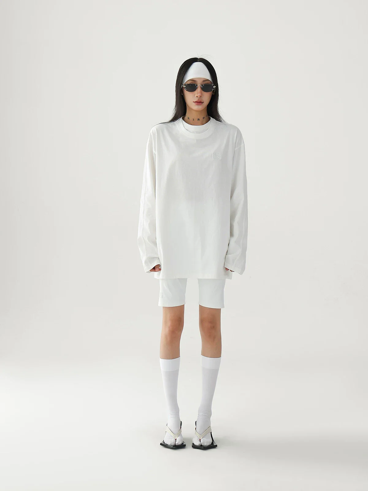 Cotton Loose Fit Long Sleeve T-Shirt