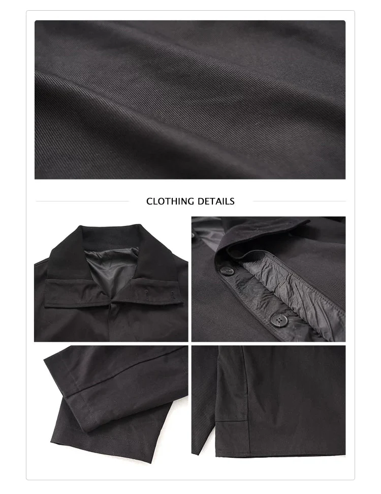 Cotton Stand Collar Lightweight Jacket - Image 9