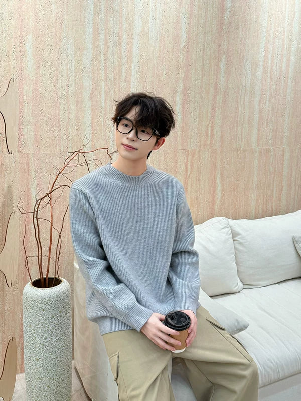 Crewneck Knit Base Layer Sweater - Image 3