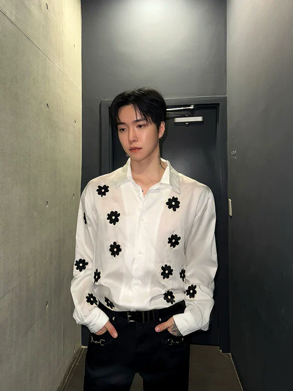 Daisy Embroidered Long Sleeve Shirt - Image 2