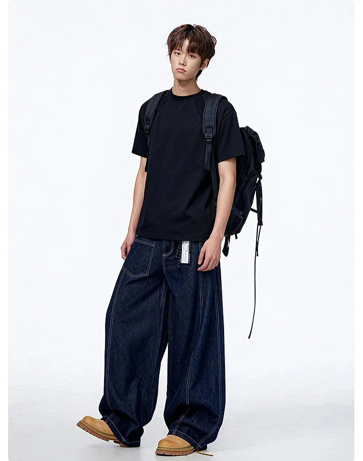 Deconstructed Patchwork Short-Sleeve T-Shirt - Image 10