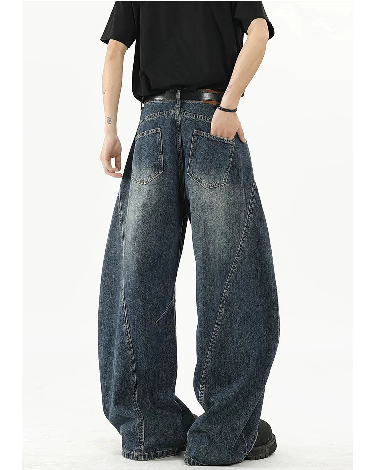Deconstructed Patchwork Ripped Jeans - Image 5