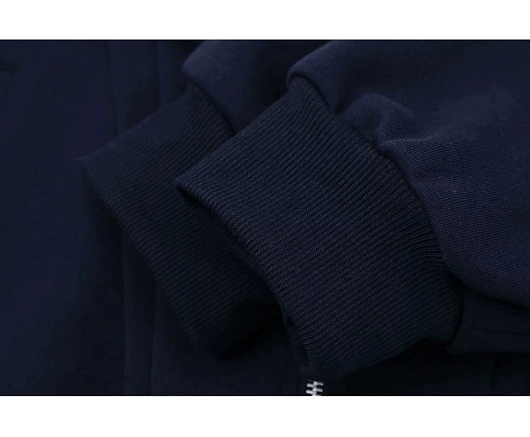 Deconstructed Stand Collar Zip Jacket - Image 5