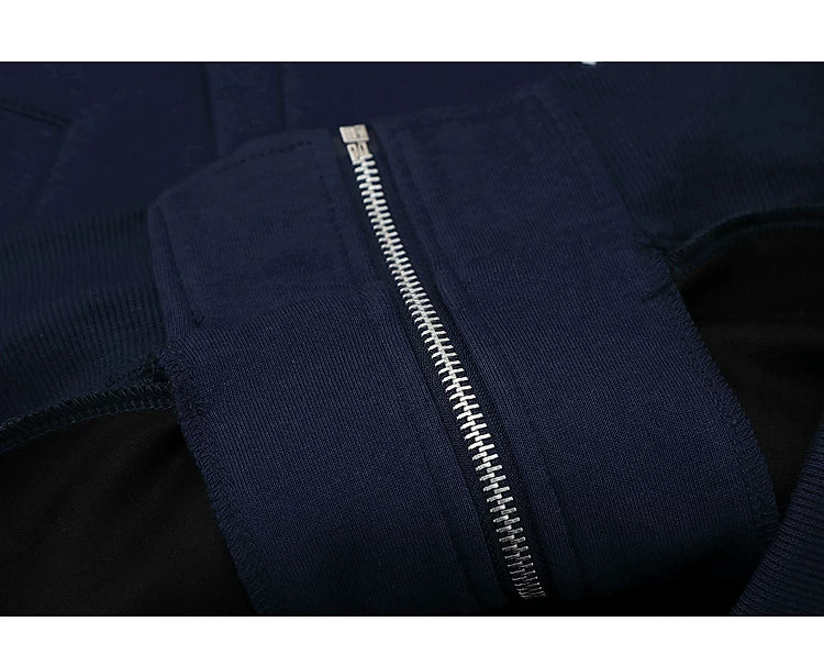 Deconstructed Stand Collar Zip Jacket - Image 7