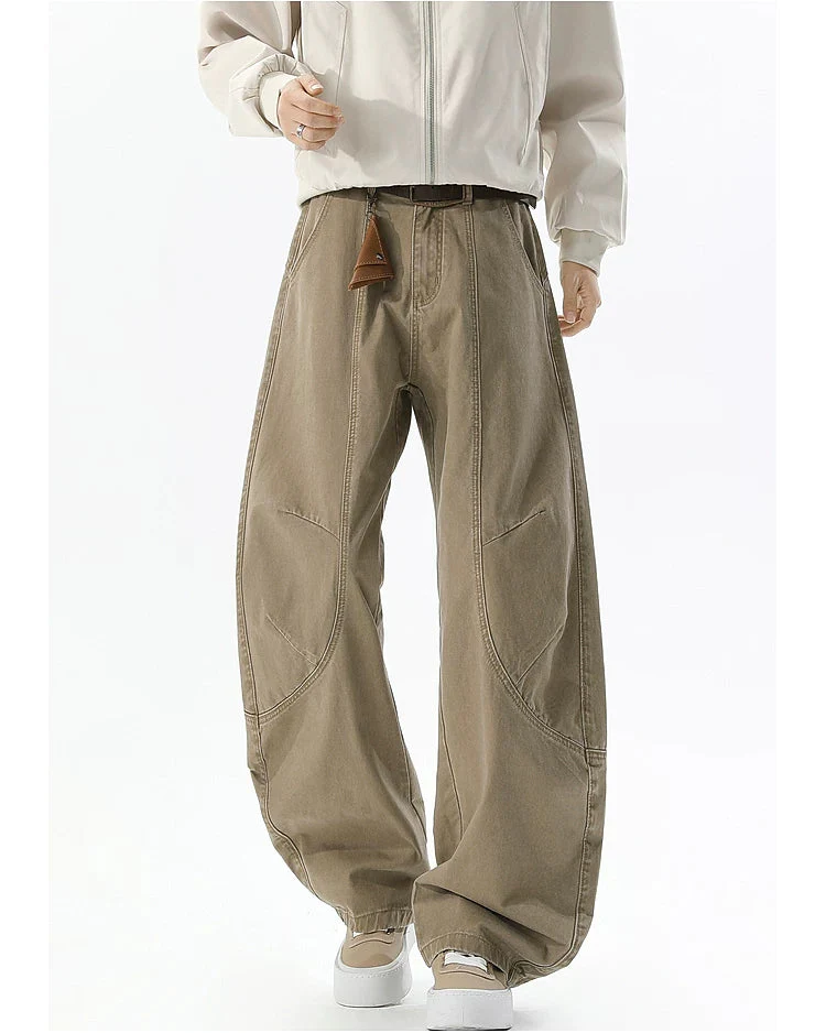 Deconstructed Wide-Leg Cargo Pants - Image 10