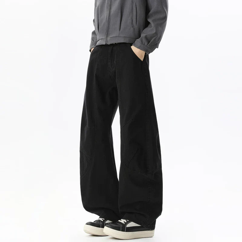 Deconstructed Wide-Leg Cargo Pants - Image 3