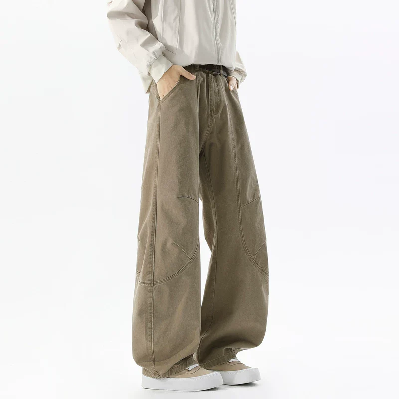 Deconstructed Wide-Leg Cargo Pants - Image 4