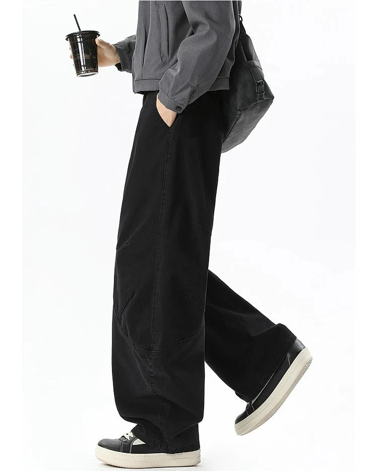 Deconstructed Wide-Leg Cargo Pants - Image 6