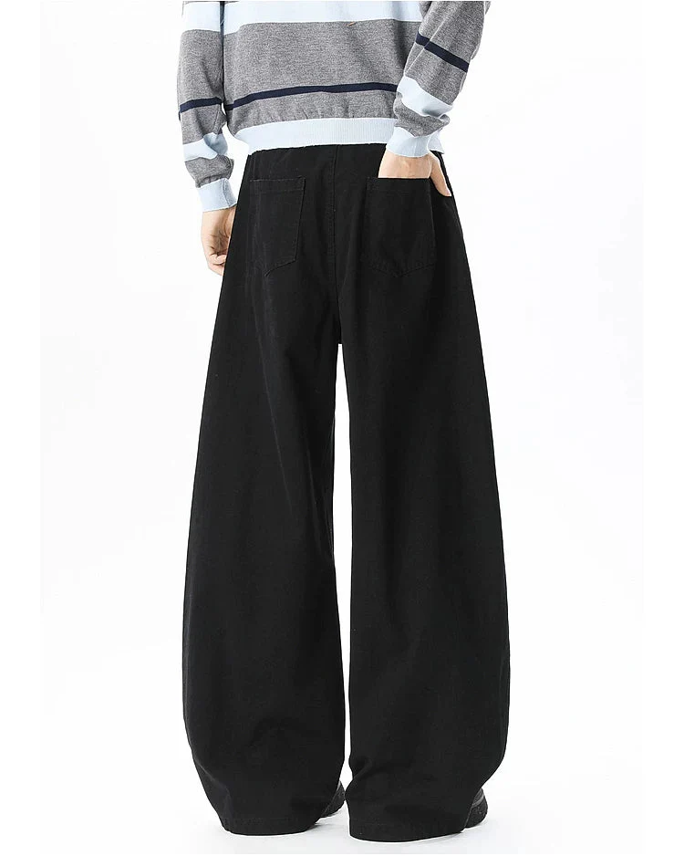 Deconstructed Wide-Leg Cargo Pants - Image 8