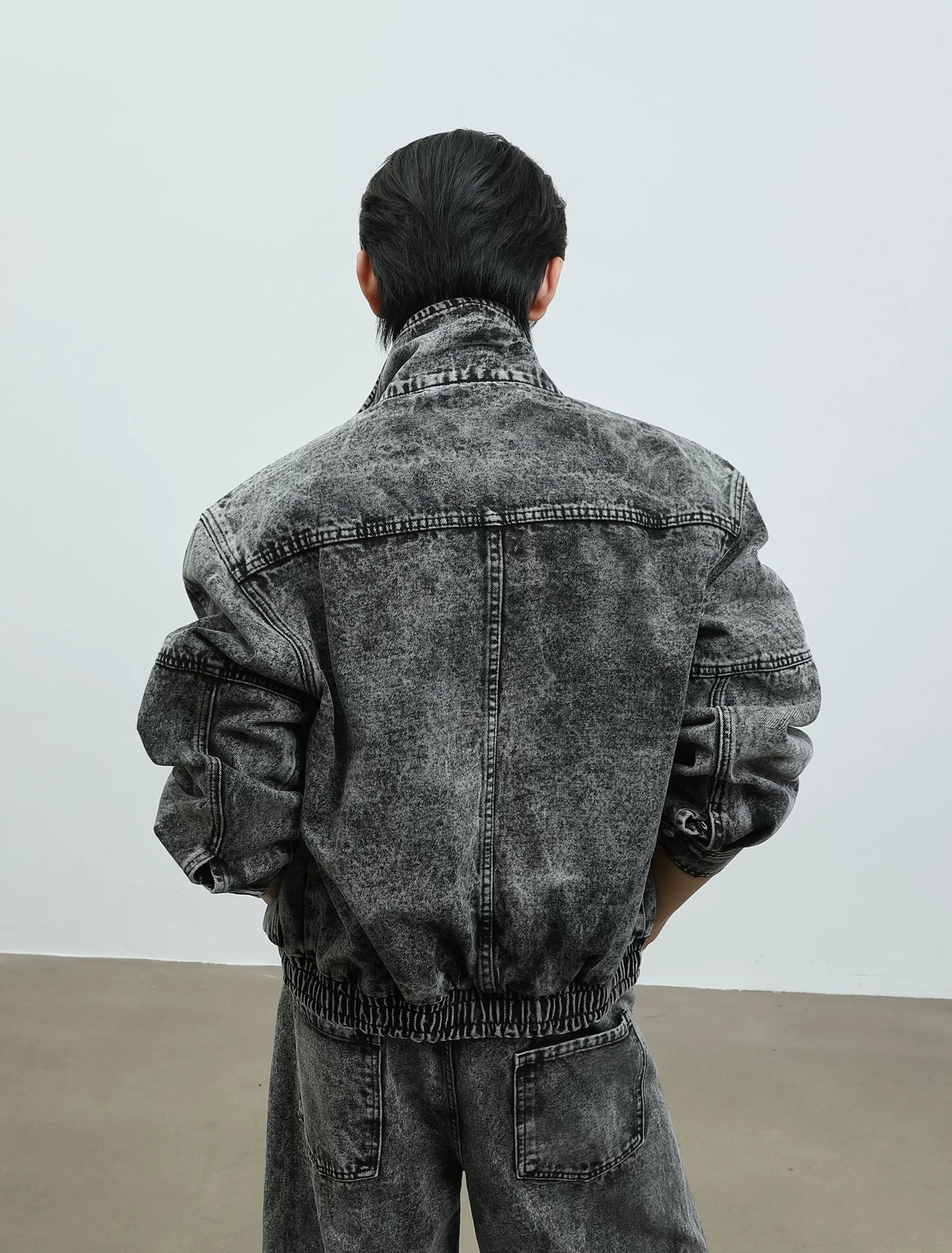 Denim Jacket and Wide Leg Pants - Image 11
