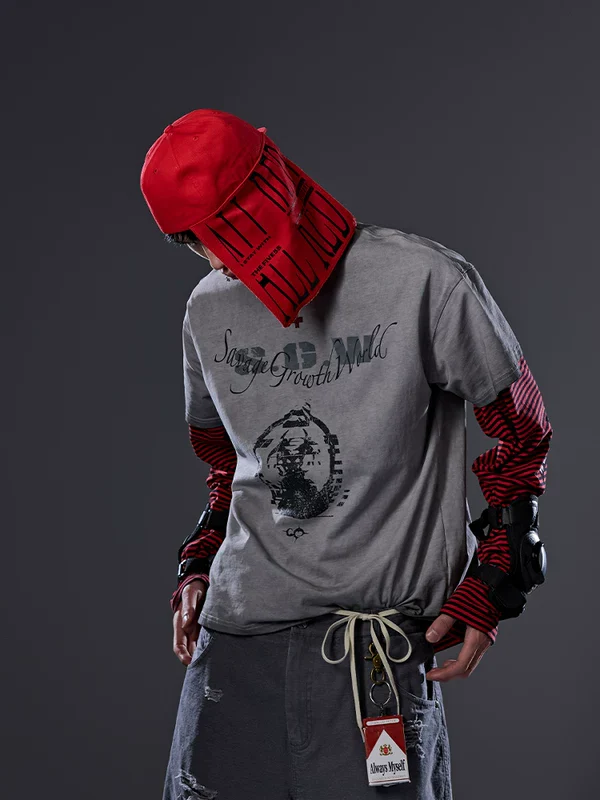 Distressed Graphic Short-Sleeve T-Shirt - Image 7