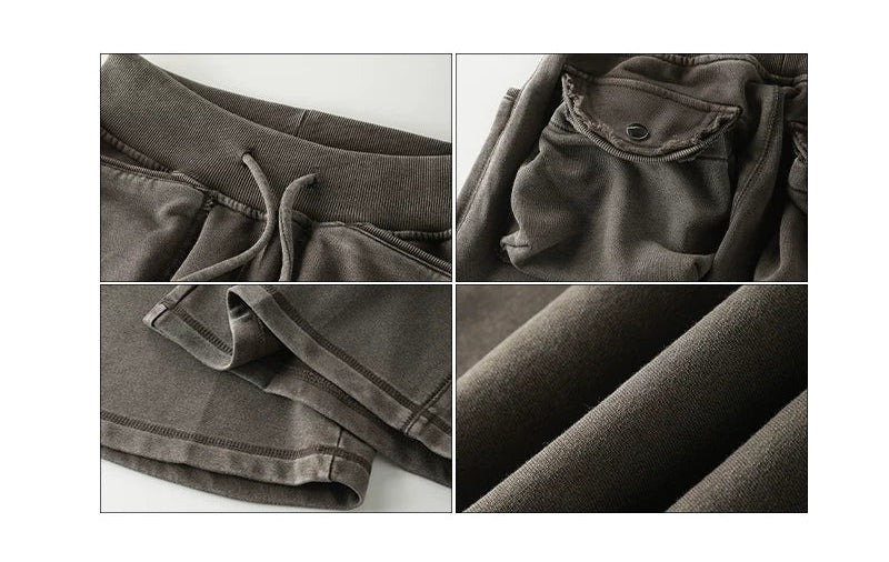 Distressed Multi-Pocket Flare Cargo Pants - Image 9