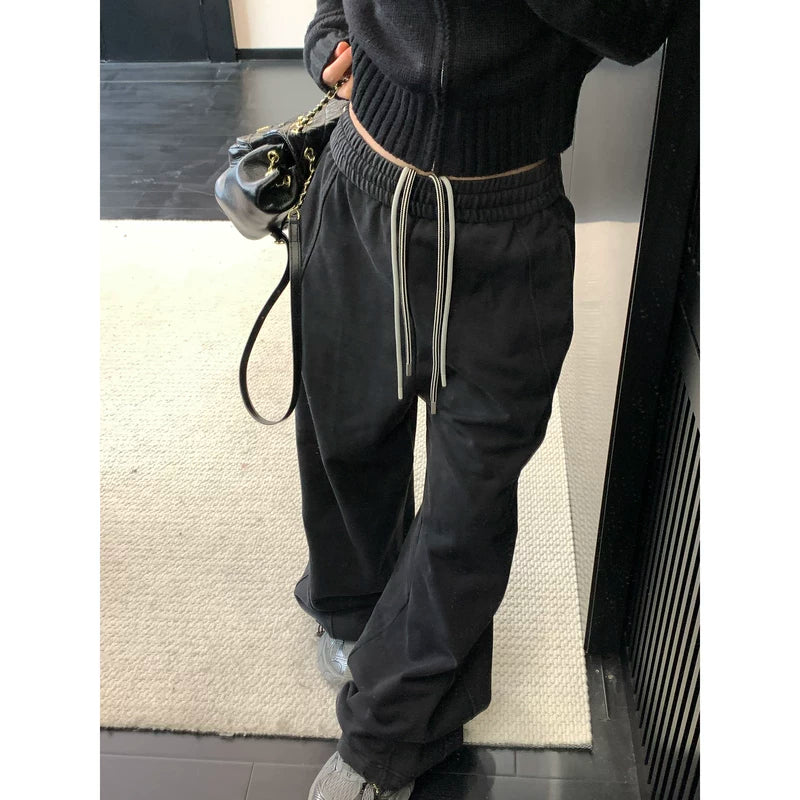 Distressed Retro Washed Relaxed Fit Pants - Image 2