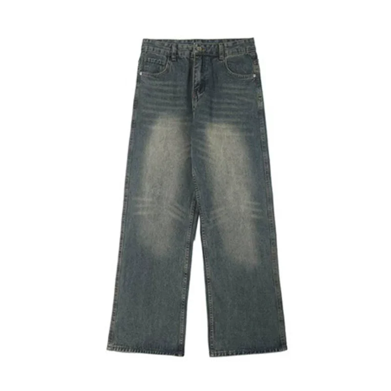 Distressed Straight Leg Loose Fit Jeans - Image 9