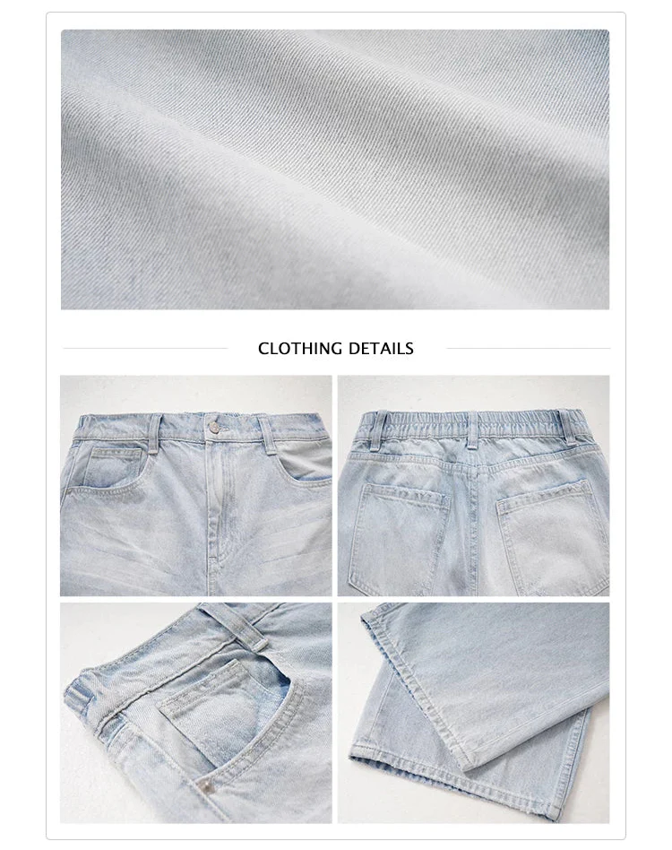Distressed Washed Flared Jeans - Image 8