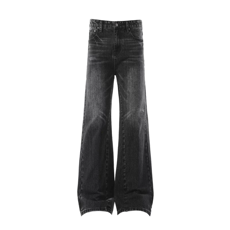 Distressed Wide Leg Flare Jeans - Image 8