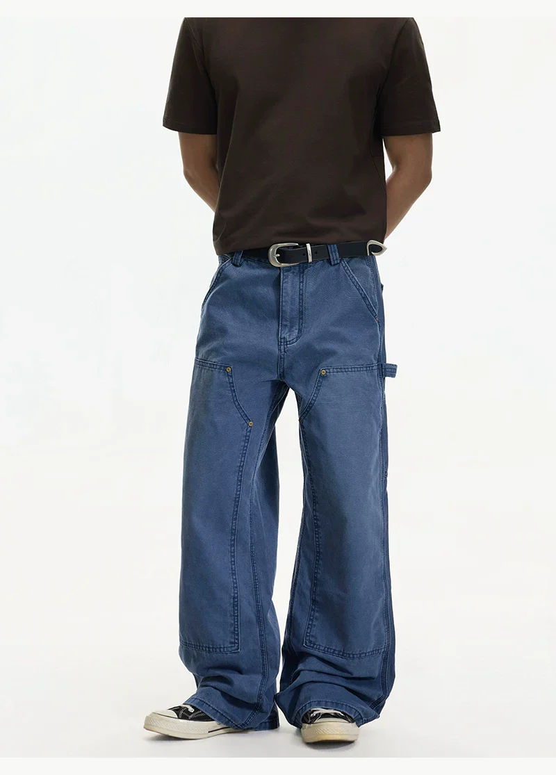 Distressed Wide Leg Work Pants - Image 8