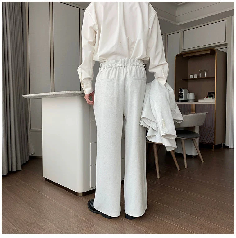 Double-Breasted Linen Jacket and Pants - Image 9