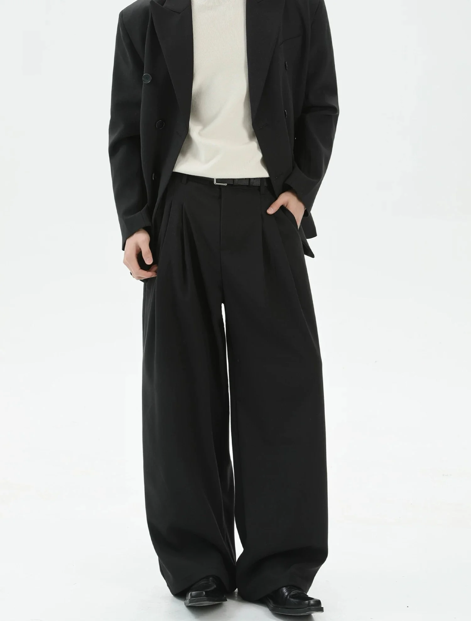 Double-Breasted Suit Jacket and Pants - Image 11