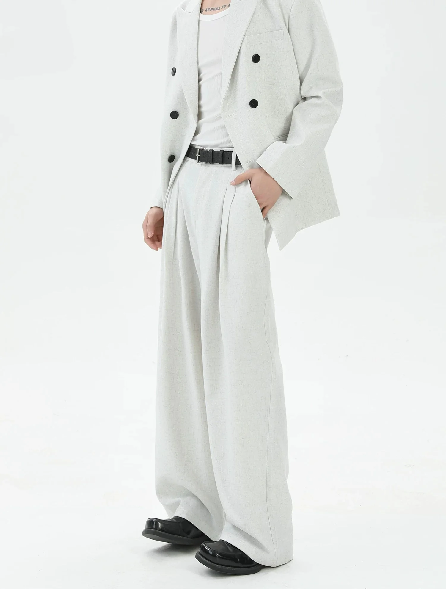 Double-Breasted Suit Jacket and Pants - Image 8