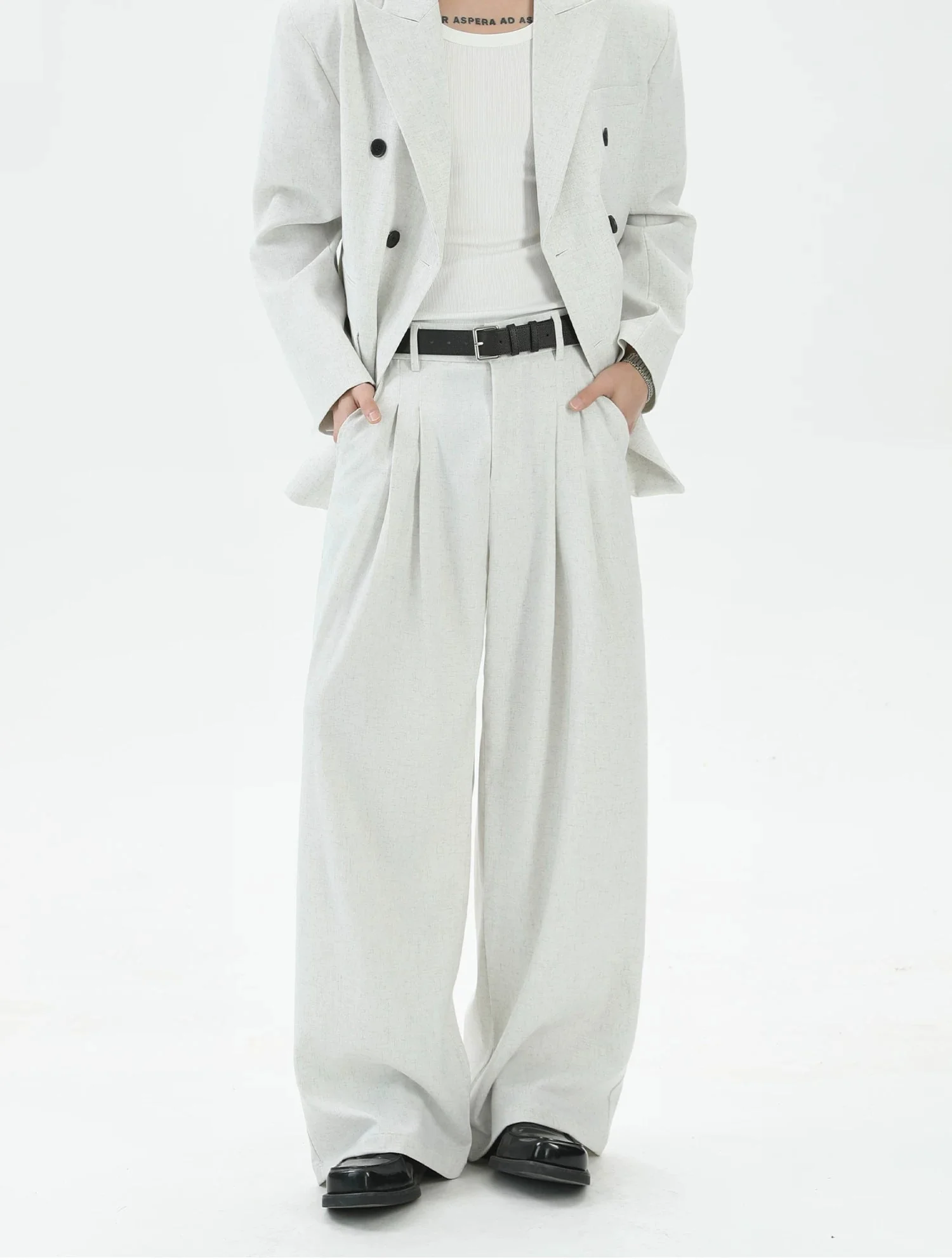 Double-Breasted Suit Jacket and Pants - Image 9