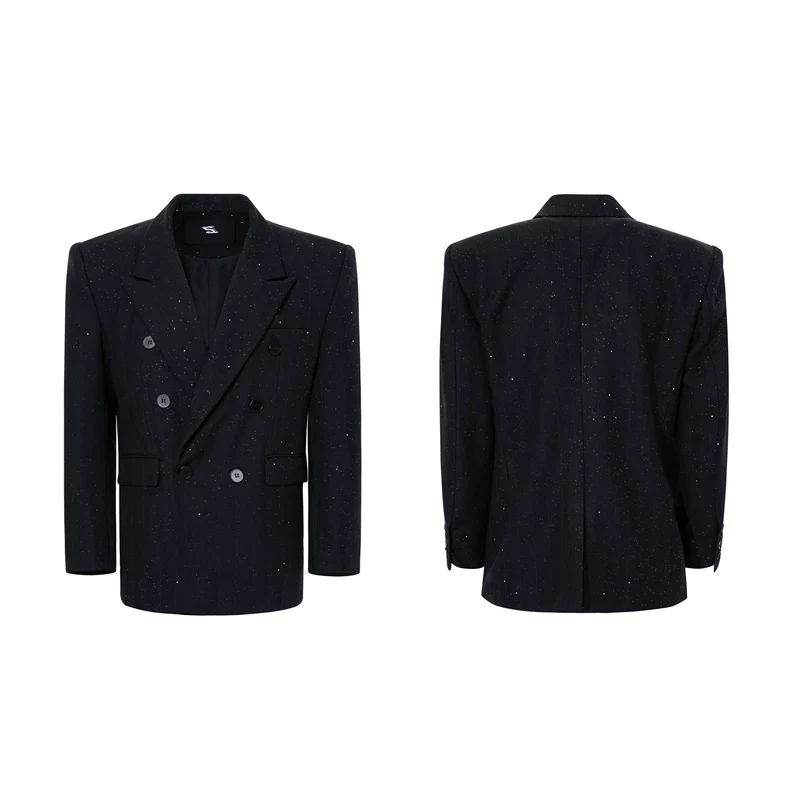 Double-Breasted Starry Sky Suit - Image 7