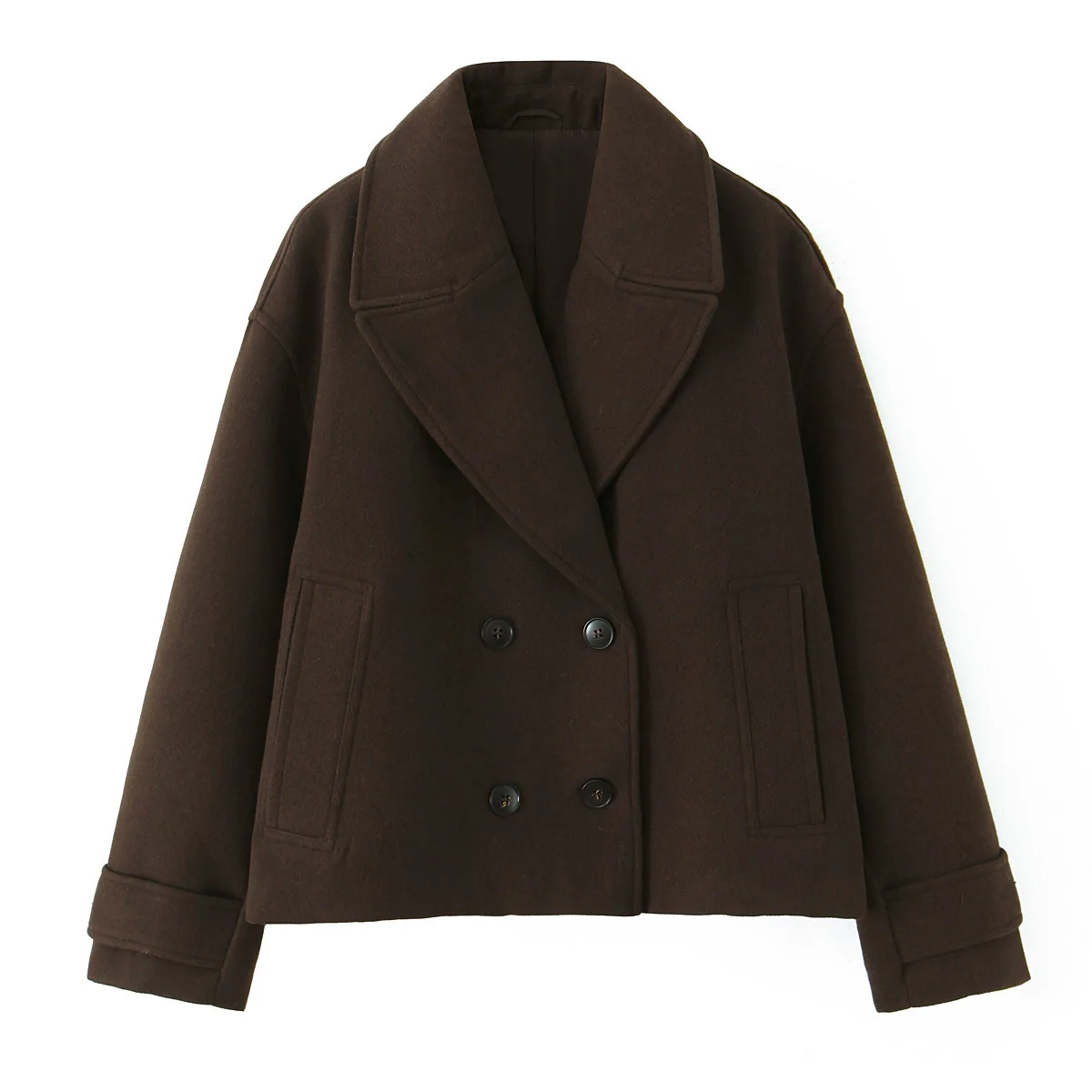 Double-Breasted Versatile Short Coat