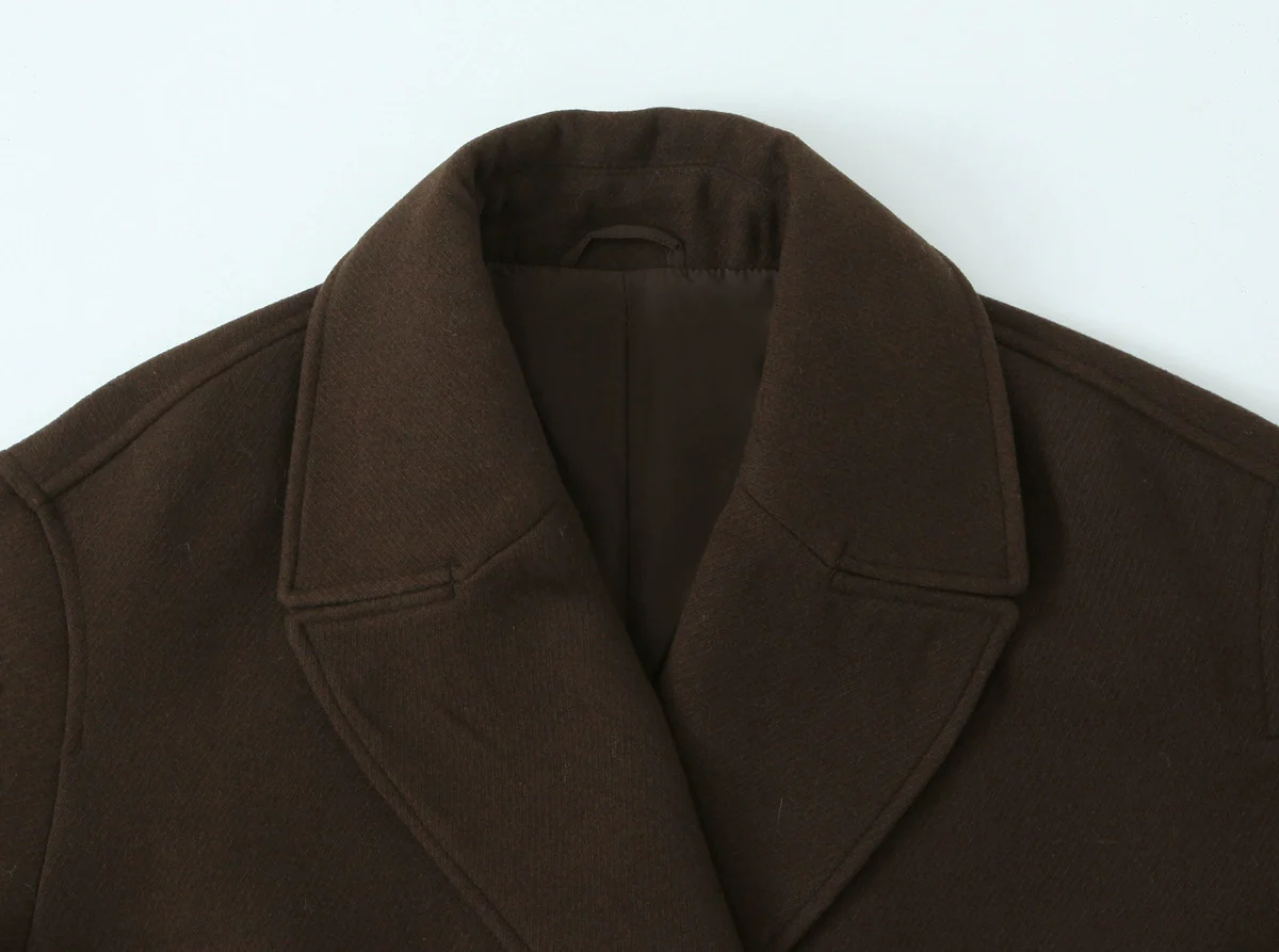Double-Breasted Versatile Short Coat - Image 6