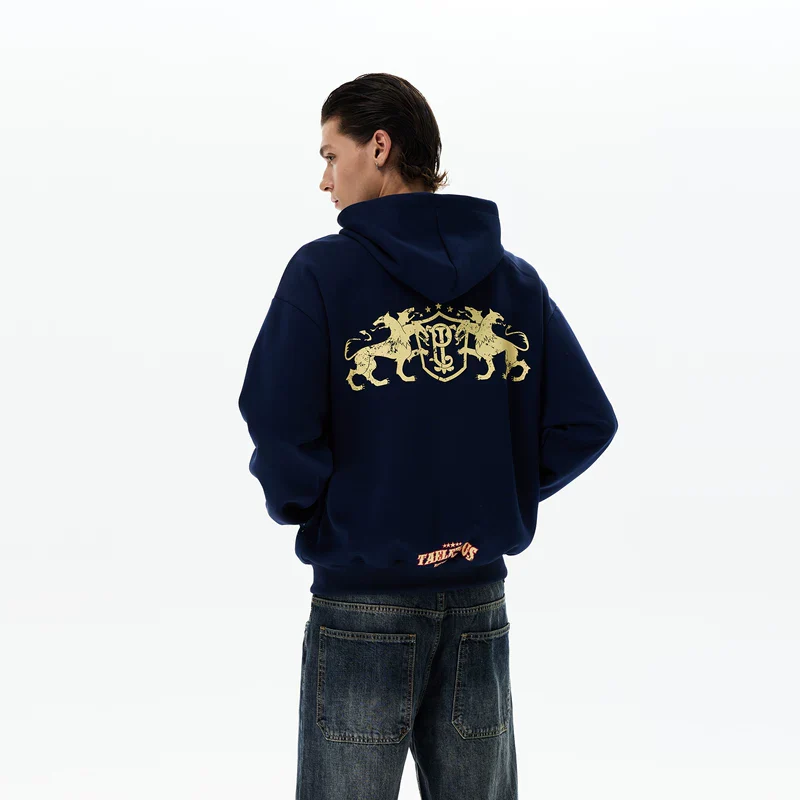 Embroidered Zip Up Hoodie Jacket - Image 3