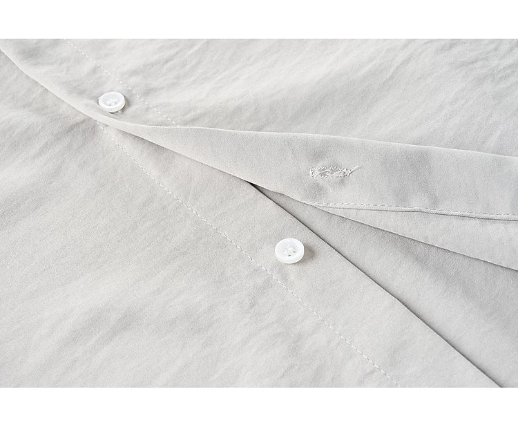 Faux Two-Piece Long Sleeve Shirt - Image 11