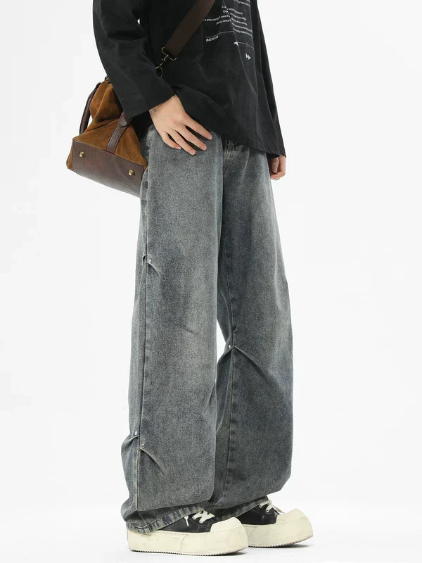 Fleece Lined Straight Leg Jeans - Image 4