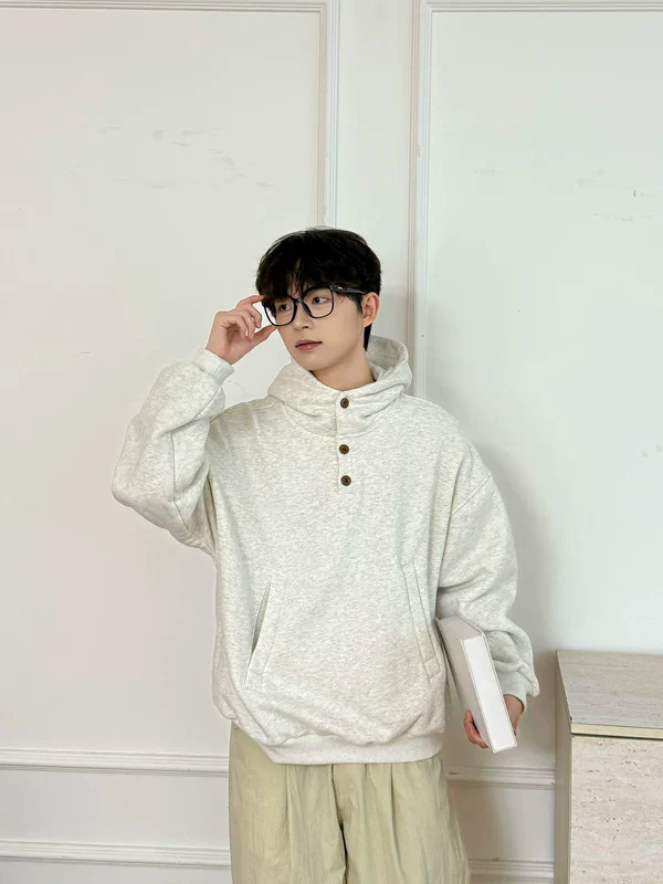 Fleece-Lined Pullover Hoodie - Image 6