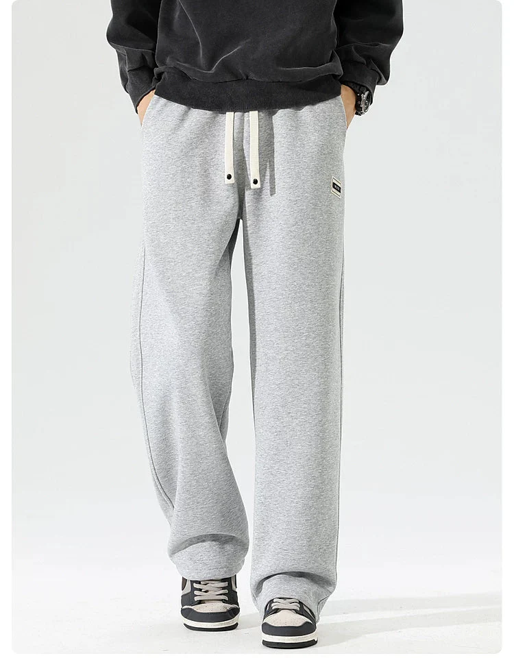 Fleece-Lined Straight Leg Sweatpants - Image 5