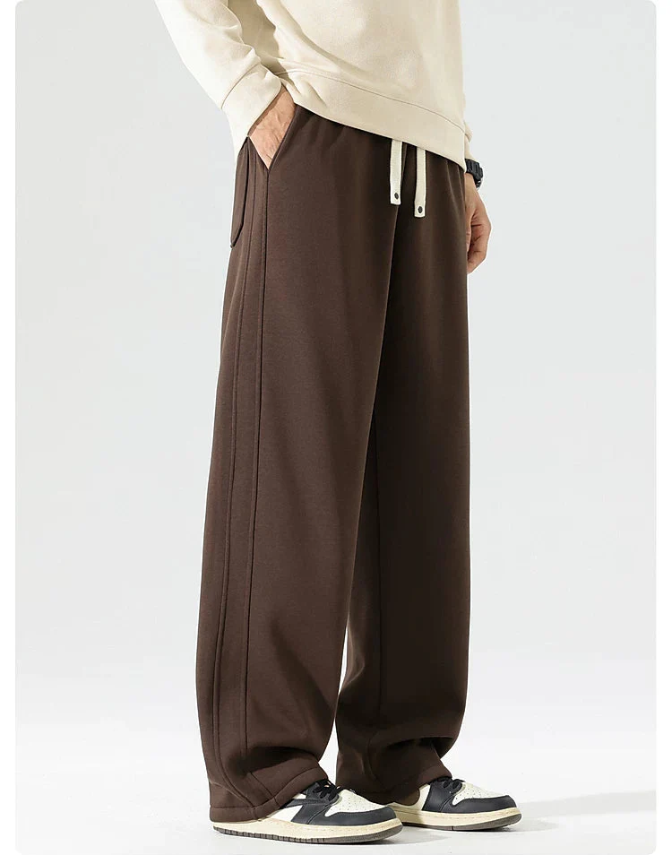 Fleece-Lined Straight Leg Sweatpants - Image 7