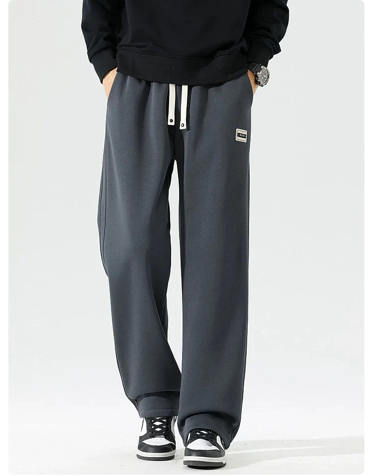Fleece-Lined Straight Leg Sweatpants - Image 8