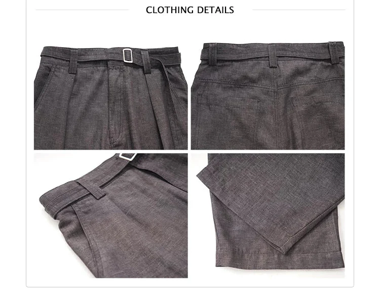 Flowy Wide-Leg Casual Tencel Pants - Image 9