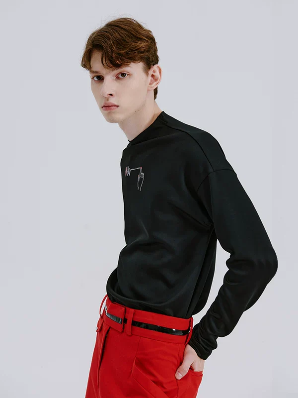 Graphic Long Sleeve Pullover - Image 3