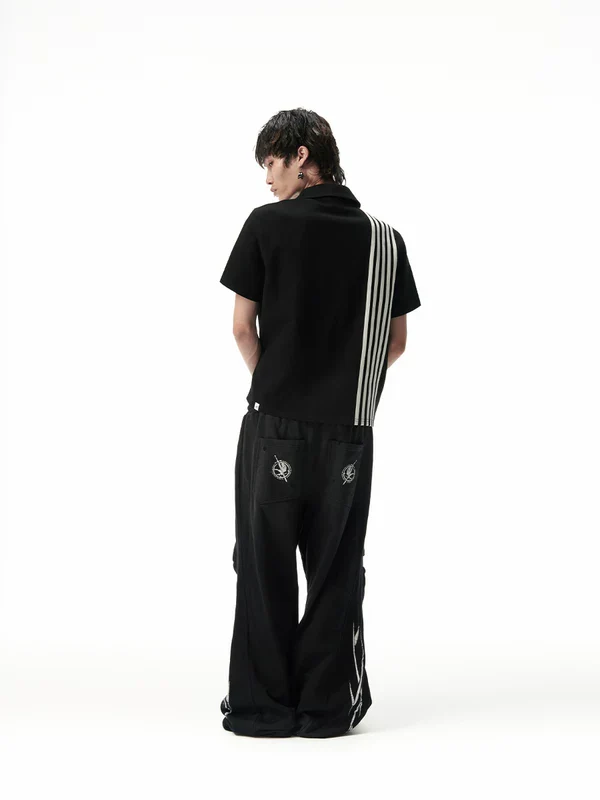Graphic Street Print Short Sleeve Polo - Image 3